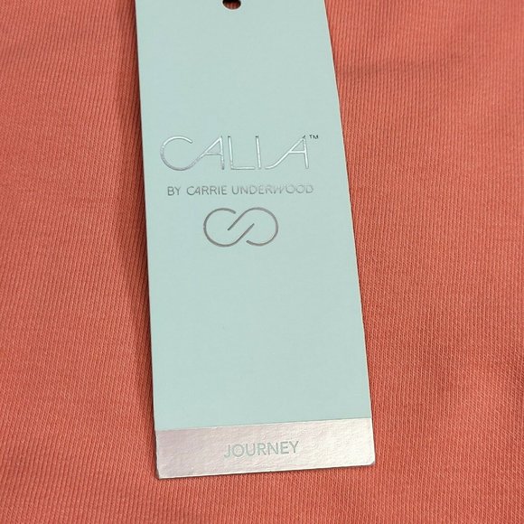 Calia Drop Shoulder Sweatshirt Women's French Terry Pullover Warm Guava WAX12179 - Picture 5 of 10